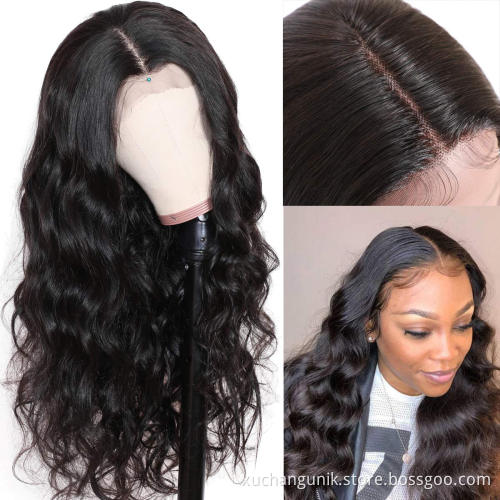 Uniky Cheap Wholesale Hair Wigs Human Lace Front Closure Body Wave Full Virgin Brazilian Cuticle Aligned Lace Closure Human Hair